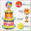 Dianelhall 2 Pcs Birthday Money Holder for Gift Colorful Happy Birthday Double Layer Cash Stand with 24 Holes DIY Money Holder Cash Gift Ideas for Woman Man Birth Party Favor view 3