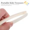 20PCS Toddler Plastic Tweezers Sensory Tongs Experiments Toy Tweezers Craft Non-slip Plastic Teaching DIY Craft Project Accessories Beading Kit view 2