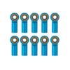 BrewJa 10pcs/Set Aluminum M3 Link Rod End Ball Joint CCW Compatible with Axial SCX10 D90 1/10 RC Car Crawler Car Upgrade Parts (Color : Blue 10pcs) view 1