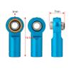 BrewJa 10pcs/Set Aluminum M3 Link Rod End Ball Joint CCW Compatible with Axial SCX10 D90 1/10 RC Car Crawler Car Upgrade Parts (Color : Blue 10pcs) view 3