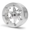 BrewJa 1/2/4pcs Metal Wheel 2.2 Beadlock Wheels Rims for 1/10 RC Crawler Axial SCX10 TRX4 (Color : Black Red 1pcs) view 4