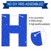 BEISHIDA Blue Happy Birthday Banner - Pre-Strung, No DIY, Sign - Birthday Banner for Women, Kids Decor view 3
