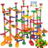 ailixinda 232 PCS Marble Toy Premium Set,STEM Educational Building Block Toy,Marble Track Race Set with 45 Marbles for Boys & Girls,Construction Building Blocks Toys for Kids view 1