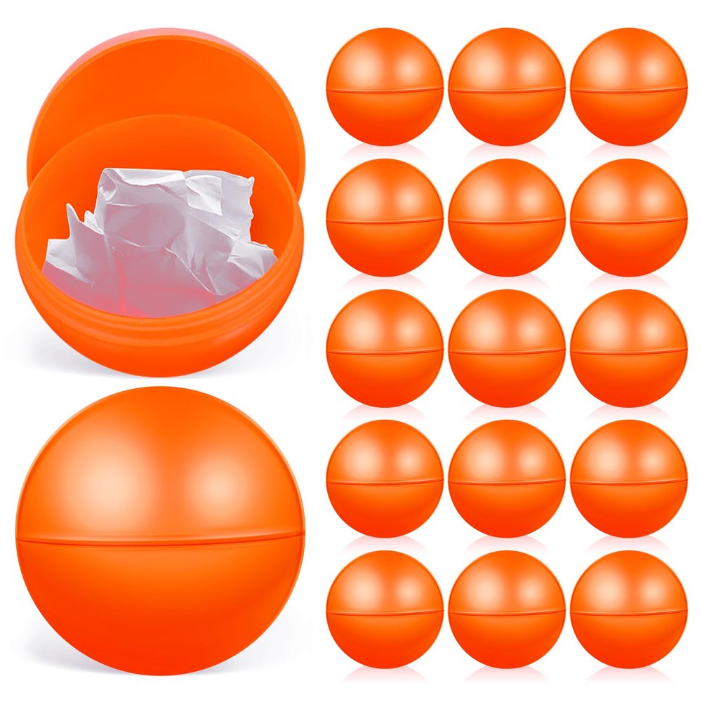 Gadpiparty Hollow Lotto Ball, 25 Pcs Raffle Drawing Balls Table Tennis Balls Lucky Ball Vending Machine Capsules Plastic Bingo for Game Party Prizes