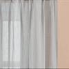 Iuokuby Japanese Simple Plain Linen Sheer Curtains Home Decoration for Living Dining Room Bedroom Kitchen(1 Panel, W 52 x L 72 inch, Grey) view 1