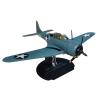 ZEZEFUFU WWII SBD Dauntless Dive Bomber Model Fighter Attack Plane Military Model 1/72 Scale for Collection Gift view 1