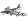 ZEZEFUFU Simulation 1:200 USAF B-52H Stratofortress Heavy Bomber Aircraft Model Airplane Model for Collection Gift view 4