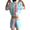Costume Agent Beauty 80's Dool Movie Ken Button Up Shirt and Shorts Set Beach Outfit Halloween Costume Cosplay, X-Large view 3