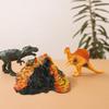 BRIGHTFUFU 2Pcs Mini Volcano Model Set Realistic Artificial Volcano Eruption Toy for Sandbox Game Decoration and Science Landscape Adornment Kid Educational Toys Birthday Favor Plastic view 2