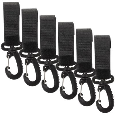 18 Pcs Rotatable Stroller Hooks Mom Hook for Stroller Baby Stroller Hanging Hooks Baby Stroller Hooks Plastics Stroller Hangers Stroller Clips for Bags Stroller Hooks for Bags