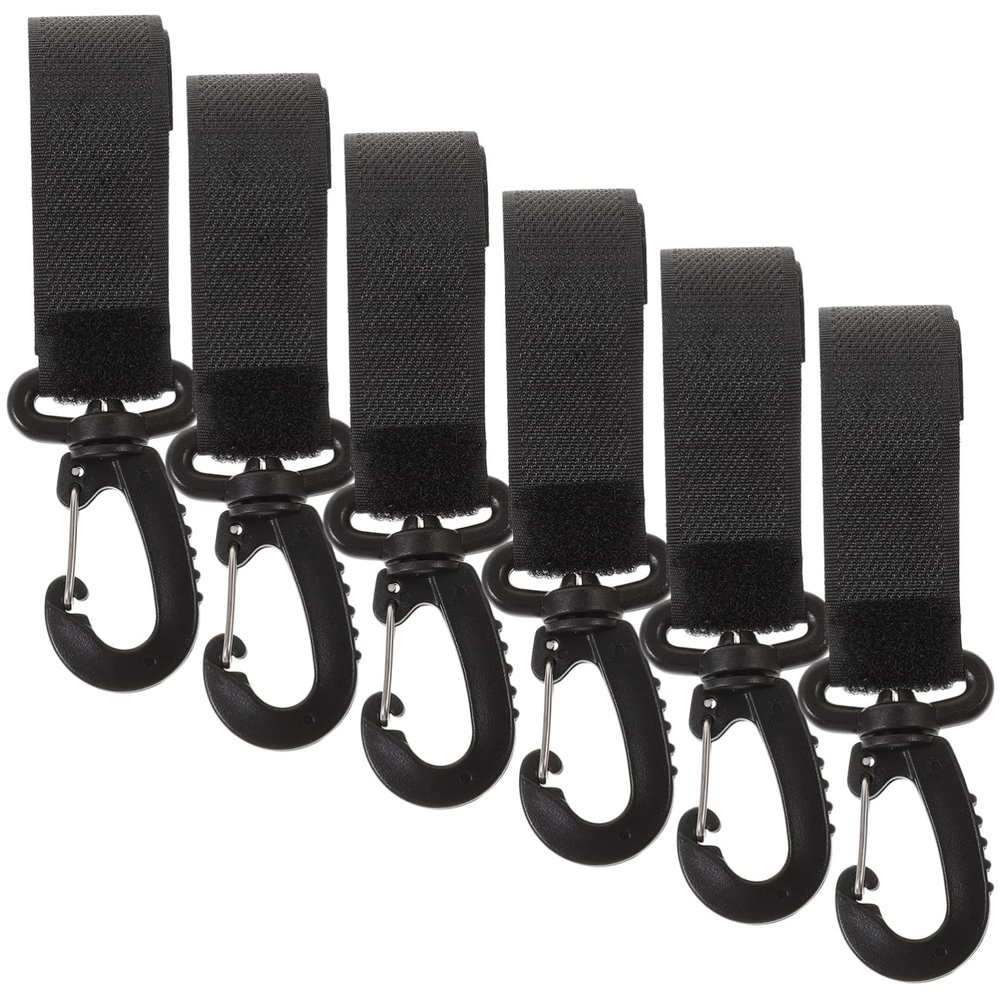 18 Pcs Rotatable Stroller Hooks Mom Hook for Stroller Baby Stroller Hanging Hooks Baby Stroller Hooks Plastics Stroller Hangers Stroller Clips for Bags Stroller Hooks for Bags