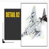 ZEZEFUFU Alloy 1:100 American F-4C Ghost Attack Aircraft Model Airplane Fighter Military Display Model view 4