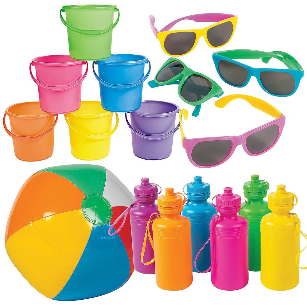 Fun Express A Day at The Beach Boredom Buster Kit - 48 Pc