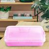 15 Inch Portable Sensory Bin Play Tray with Lid, Fill with Water, Sand, Beads and More (Pink) view 2