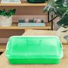 15Inch Portable Sensory Bin Play Tray with Lid, Fill with Water, Sand, Beads and More (Green) view 4