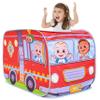 CoComelon Official Musical Firetruck  Pop Up Tent for Toddlers and Kids | Removable Musical Key Fob Plays Fire Drill Song | Red Fire Engine Vehicle Toy  Sunny Days Entertainment view 1
