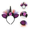 Didiseaon 4pcs Horn Headband for Halloween Unique Devil Horn Hair Accessory for Parties Cosplay and Photo Props Material for Use view 3