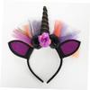 Didiseaon 4pcs Horn Headband for Halloween Unique Devil Horn Hair Accessory for Parties Cosplay and Photo Props Material for Use view 4