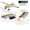 Balsawood RC Airplane Kits Savage Bobber Model 1000mm (39.4") Wingspan DIY RC Plane Kit Fixed-Wing for Adults (KIT+Film Pack) view 2
