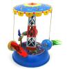 Charmgle Retro Wind-up Toys Space Station Capsule Carousel Model Tin Toy Adult Collection Home Store Decoration view 4