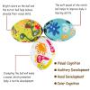 Tayerop The Replacement Balls (for Mamaroo Swing) Offer More Interaction and Reversible Ball Options to Complement The Multi-Coloured with MamaRoo Cradle in a Set of 3 Balls  view 3