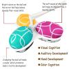 Tayerop The Replacement Balls (for Mamaroo Swing) Offer More Interaction and Reversible Ball Options to Complement The Multi-Coloured with MamaRoo Cradle in a Set of 3 Balls  view 2