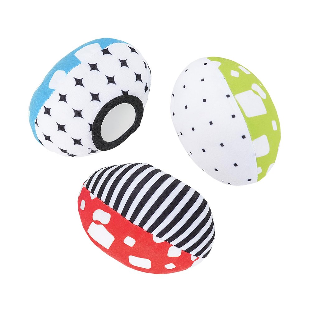 Tayerop The Replacement Balls (for Mamaroo Swing) Offer More Interaction and Reversible Ball Options to Complement The Multi-Coloured with MamaRoo Cradle in a Set of 3 Balls