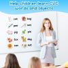Kasfalci CVC Word Games,50 Magnetic Foam Objects,Fridge Magnets for Kids,Speech Therapy Toys for Toddler,Learn to Read Spelling Reading Learning Phonics for Preschool Kindergarten Classroom Supplies view 2
