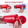 AGM MASTECH Transforming Soda Can Foam Dart Blaster, Novelty Gadget with 30 Soft Darts & 3 Targets, Collectible Model for Teens and Adults (Ages 15+) view 3