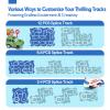 hahaland Puzzle Racer Kids Car Track Set - 5x5 Inches Larger Size of Each Piece Toys for Ages 3-4 for Kids 3 Year Old Boy Toys for 3-5 Birthday for Grandkids view 3