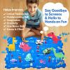 hahaland Puzzle Racer Kids Car Track Set - 5x5 Inches Larger Size of Each Piece Toys for Ages 3-4 for Kids 3 Year Old Boy Toys for 3-5 Birthday for Grandkids view 4