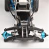 Aluminum 7075 Front Knuckle Arms for Tamiya 1:10 R/C 58719 BBX BB-01 Upgrade Parts - Black view 4