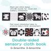 AJsupojouet High Contrast Black and White Baby Toys 3-Piece Newborn Essentials Set with Hanging Toys,Rattle Crib Mobile,baby Book & Car Seat Stroller Toys for 0-3-6-12 Months Infant Development view 2