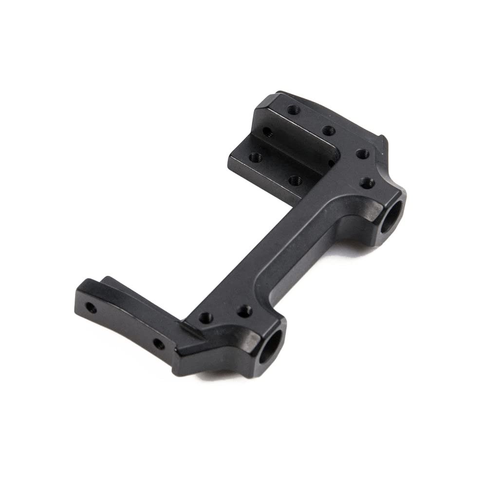 BrewJa Aluminum Alloy Front Bumper Mount Servo Stand Compatible with Axial SCX10 II AX90046 90047 1/10 RC Crawler Car Upgrade Parts (Color : Black)