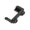 BrewJa Aluminum Alloy Front Bumper Mount Servo Stand Compatible with Axial SCX10 II AX90046 90047 1/10 RC Crawler Car Upgrade Parts (Color : Black) view 1