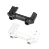 BrewJa Aluminum Alloy Front Bumper Mount Servo Stand Compatible with Axial SCX10 II AX90046 90047 1/10 RC Crawler Car Upgrade Parts (Color : Black) view 2