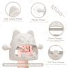 2 Pack Baby Teether Toys,Silicone Teething Toys for Babies 0-6 Months,Never Drop Baby Chew Toys for Teething Relief, Teething Pacifiers,Baby Toys 0-6 Months,Ideal Gifts for Baby ShowerCartoon Cat view 2