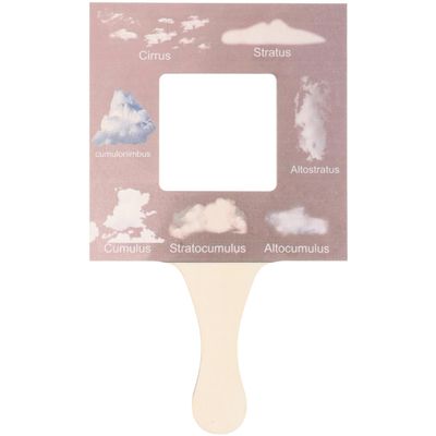 COHEALI Nature Guide Finder Frame Double-Sided Outdoor Viewfinder Cloud Identification Tool Nature Observation Frame for Kids Educational Toy Montessori Toy for Kids