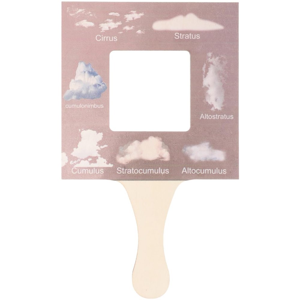 COHEALI Nature Guide Finder Frame Double-Sided Outdoor Viewfinder Cloud Identification Tool Nature Observation Frame for Kids Educational Toy Montessori Toy for Kids