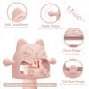 3 Pack Silicone Baby Teether Toys for 0-6 Months - Never Drop Chew Toys for Teething Relief, Pacifiers - Ideal Baby Shower Gifts view 2