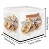 Personalized Storage Cube Bin with Name,Sea Ocean Starfish Customize Storage Baskets with Handles,Laundry Toy Oraganizer for Closet Shelf Nursery Kids Bedroom view 2