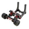 Metal Wheelie Bar Set RC Spare Parts for TRAXXAS XMAXX X-MAXX RC Car (Black Double Wheel) view 1