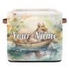 Personalized Storage Cube Bin with Name,Animal Squirrel Customize Storage Baskets with Handles,Laundry Toy Oraganizer for Closet Shelf Nursery Kids Bedroom view 1