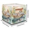 Personalized Storage Cube Bin with Name,Animal Squirrel Customize Storage Baskets with Handles,Laundry Toy Oraganizer for Closet Shelf Nursery Kids Bedroom view 2