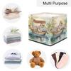Personalized Storage Cube Bin with Name,Animal Squirrel Customize Storage Baskets with Handles,Laundry Toy Oraganizer for Closet Shelf Nursery Kids Bedroom view 4