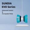 SUNDIA EVO Series - Professional Fixed Axle Diabolo for Special Tricks and Precise Control, High Performance for All Tricks and Levels - Beginners to Pros, Juggling Chinese Yoyo - Blue view 2