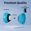 SUNDIA EVO Series - Professional Fixed Axle Diabolo for Special Tricks and Precise Control, High Performance for All Tricks and Levels - Beginners to Pros, Juggling Chinese Yoyo - Blue view 4