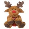 Abaodam Christmas Stuffed Reindeer Plush Toy Elk Decor Soft 11.4In Xmas Animal Doll for Kids Girls Holiday Home Bedroom Car Decoration view 1