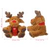 Abaodam Christmas Stuffed Reindeer Plush Toy Elk Decor Soft 11.4In Xmas Animal Doll for Kids Girls Holiday Home Bedroom Car Decoration view 2