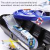 FARDAS Boat Ship Toy Police Car Toy & Trucks,Helicopter Toys with Sounds and Lights,Birthday Gift for Boys Girls (Blue) view 4